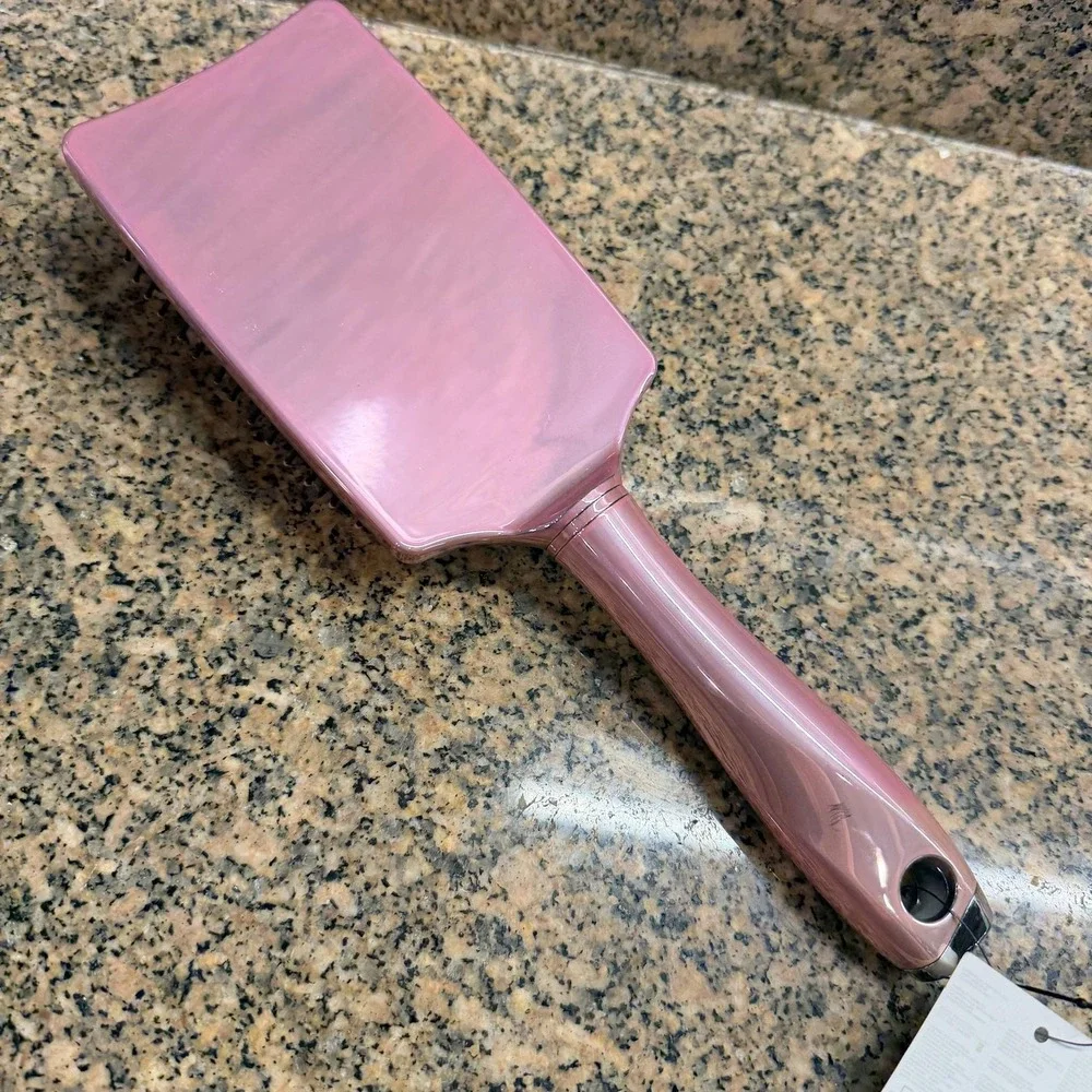 Forever 21 Lilac Paddle Hair Brush Purple Soft Pin Nylon Bristle Tool Detangling